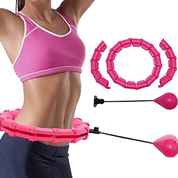 NIB✨WEIGHTED HULA HOOP , PINK - Picture 2 of 15
